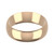 9ct Rose Gold 6mm Paris Wedding Band Light Weight Landscape