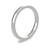 Platinum 2mm Cushion Wedding Band Classic Weight Portrait