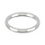 18ct White Gold 2mm Cushion Wedding Band Classic Weight Landscape