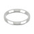 Platinum 2.5mm Cushion Wedding Band Light Weight Landscape