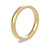 9ct Yellow Gold 2.5mm Cushion Wedding Band Classic Weight Portrait