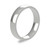 Platinum 4mm Cushion Wedding Band Light Weight Portrait