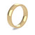 18ct Yellow Gold 4mm Cushion Wedding Band Classic Weight Portrait