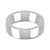 18ct White Gold 6mm Cushion Wedding Band Heavy Weight Landscape