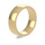 18ct Yellow Gold 6mm Cushion Wedding Band Classic Weight Portrait