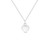 Sterling Silver 12mm Solid Puffed Heart Necklace