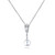 18ct White Gold South Sea Pearl and 0.32ct Diamond Necklace