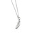 Feather Silver Necklace