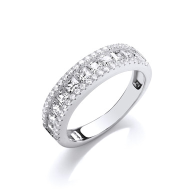 CRIMIE ETERNITY RING 19〜20号 Eternity 20 Karat Yellow Gold Opera Band Ring | Coomi