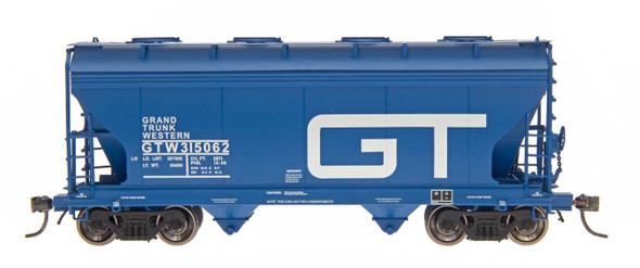 InterMountain N Scale ACF Center Flow 2-Bay Hopper - Grand Trunk Western #315075