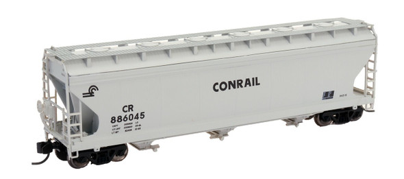 Intermountain N Scale ACF 4650 Cu. Ft. 3-Bay Hopper - Conrail #886038