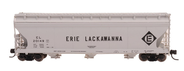 Intermountain N Scale ACF 4650 Cu. Ft. 3-Bay Hopper - Erie Lackawanna #20112