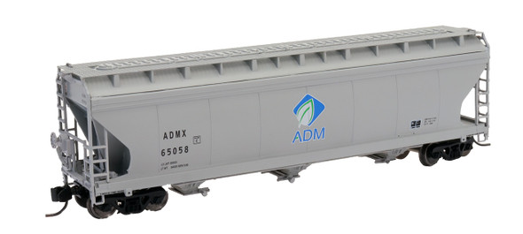 Intermountain N Scale ACF 4650 Cu. Ft. 3-Bay Hopper - ADM New Logo #65002