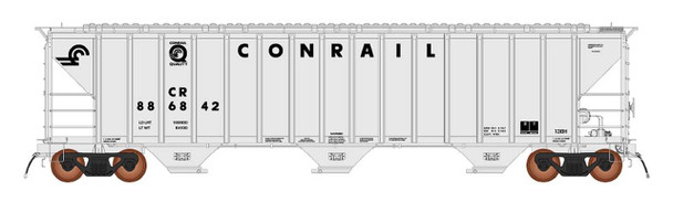 InterMountain HO Scale 4785 PS2-CD Covered Hopper car - Conrail - Gray Quality Logo #886850