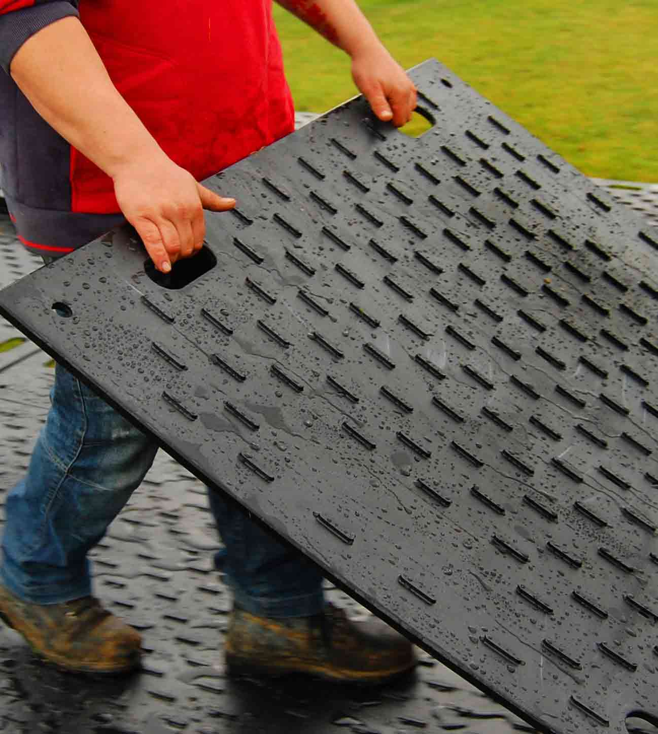 DOZER TRACK FLOOR PROTECTION MATS - AME INTL