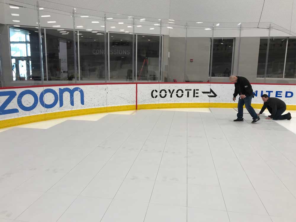Cover the ice rinks with EverBlock Flooring