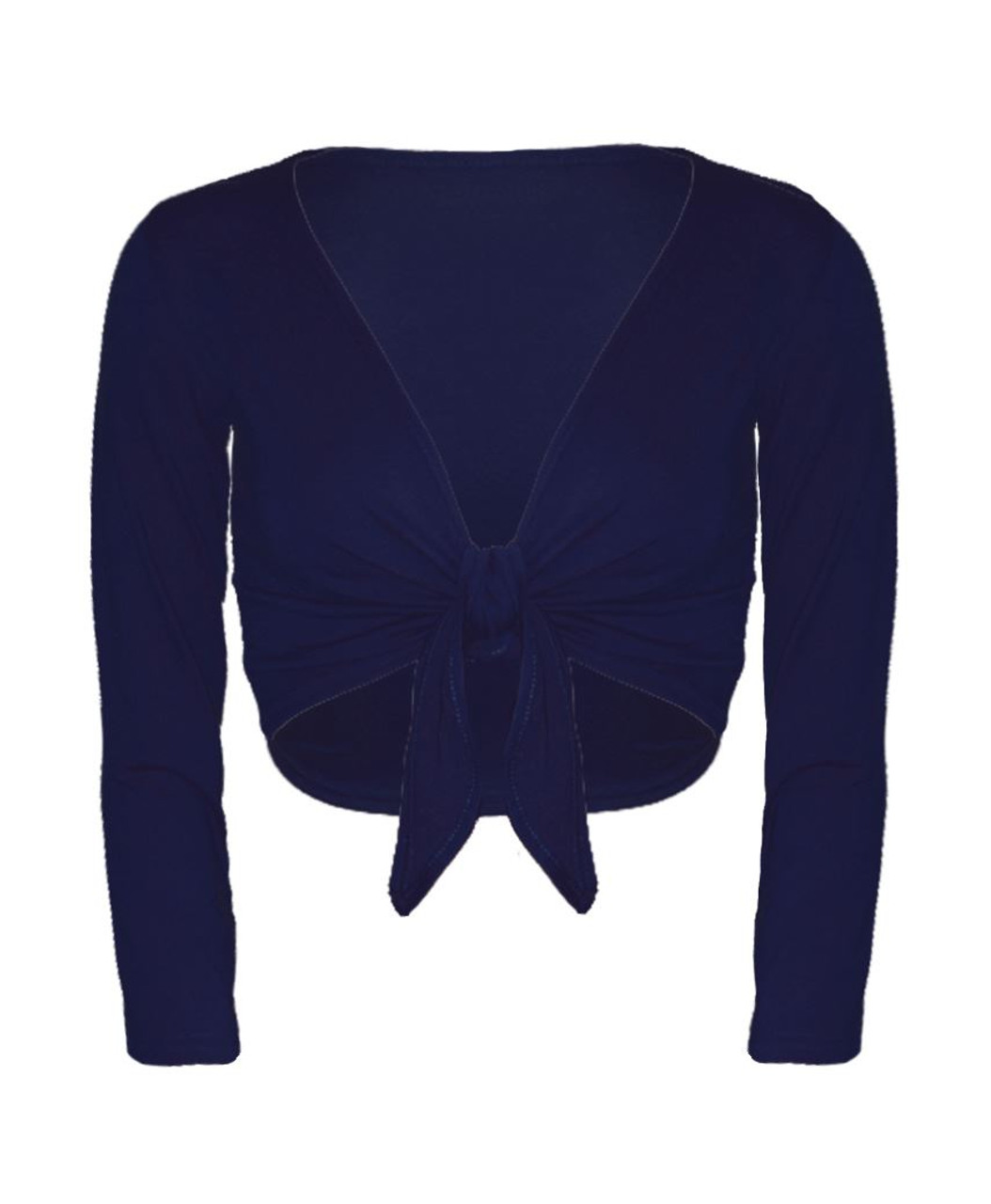 ladies navy shrug cardigan