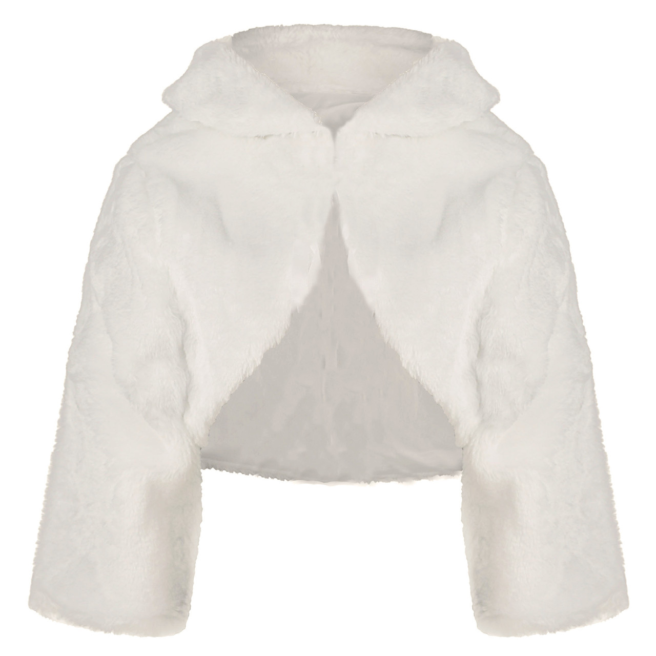 Buy Girls Full sleeves fluffy jacket - Cream Online at Best Price |  Mothercare India