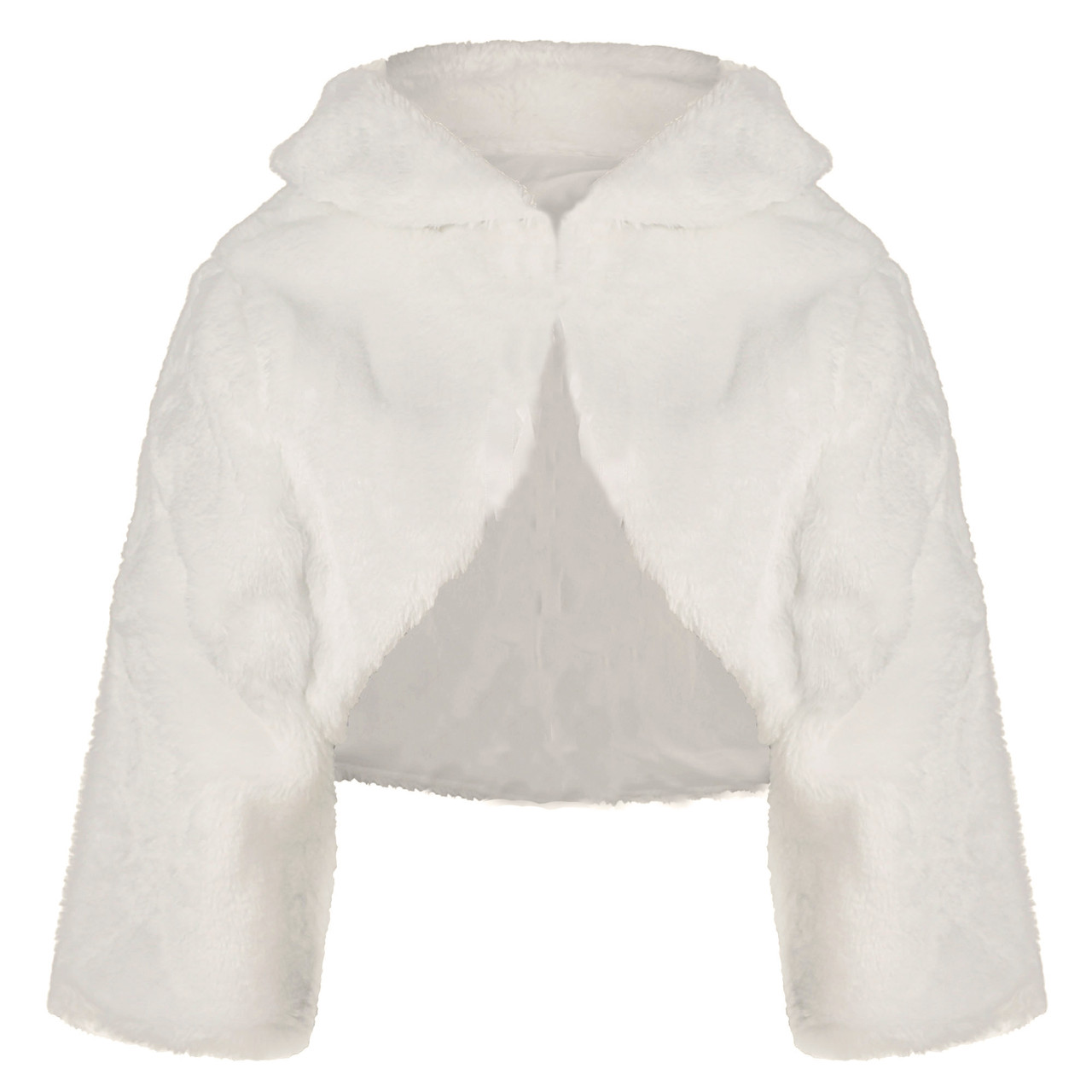 Chloé Girls Brown Beige Faux Fur Bomber Jacket (Mini-Me) – Petit New York