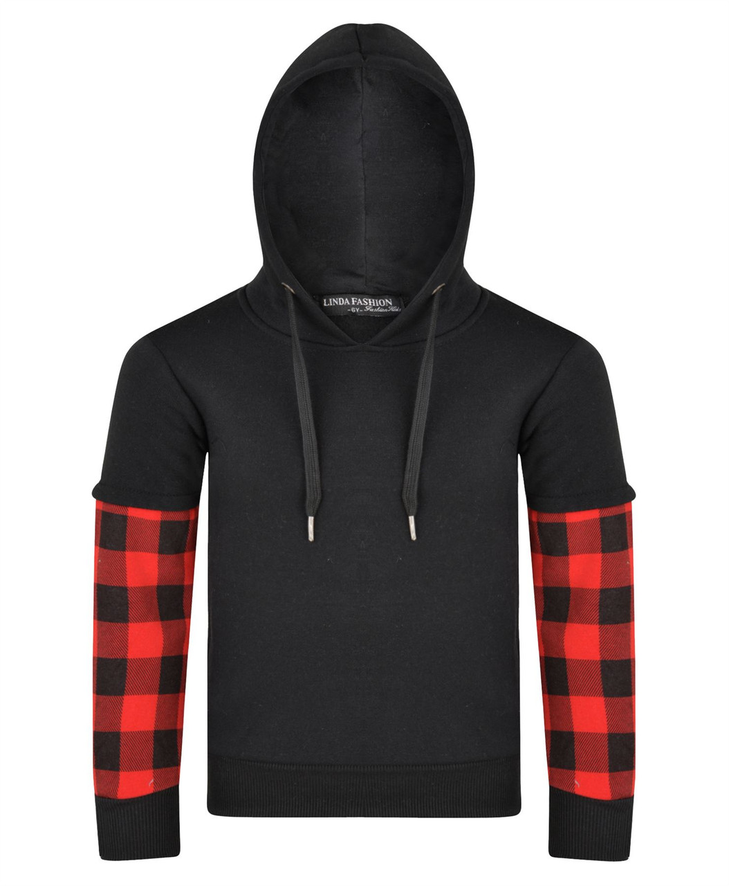 Checkered 2025 sleeve hoodie