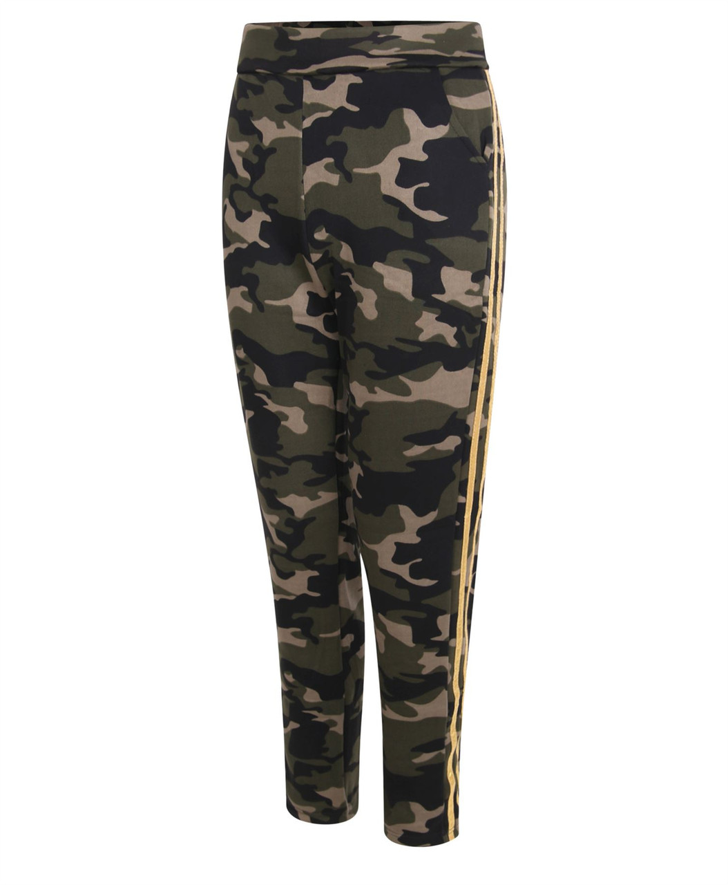 Magic Pants Super Stretch Camouflage Trousers  Dark Grey  One Size