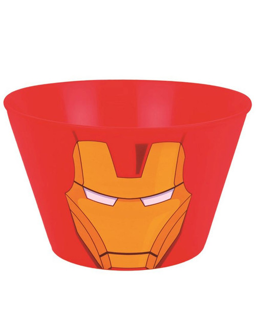 Kid Licensed Plastic Bowl in Iron Man, Hulk and Captain America