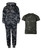 Boys Tracksuit and T-Shirt Bundle in BTP Camo Black and Camo Grey