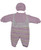 Baby Velour 3 Piece Sleepsuit in Pink, Blue, Baby Pink and Baby Blue