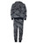 Kids Quilted Camo Tracksuit in Camo Grey and Camo Khaki