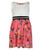 Girls Floral Butterfly Dress in Navy, White, Mint and Coral