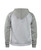 Unisex Contrast Sleeve Jacket in White-Grey and Grey-Red