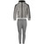 Kids Striped Inserts Tracksuit in Grey Marl