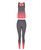 Womens Vest and Leggings Set in Multi Coral