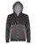 Kids Contrast Inserts Zips Jacket in Black, Charcoal and Grey Marl