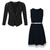 Belted Dress Bundle with Open Front Bolero in Various Colours