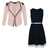 Belted Dress Bundle with Open Front Bolero in Various Colours