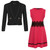 Lace Waist Dress Bundle with Zip Pocket Blazer in Various Colours