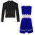 Lace Waist Dress Bundle with Zip Pocket Blazer in Various Colours