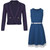 Belted Dress Bundle with Zip Pocket Blazer in Various Colours