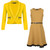 Belted Dress Bundle with Zip Pocket Blazer in Various Colours