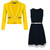 Belted Dress Bundle with Zip Pocket Blazer in Various Colours