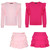 Girls Layered Skirt Frill Top Bundle of 2 Sets in Various Colours