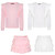 Girls Layered Skirt Frill Top Bundle of 2 Sets in Various Colours