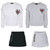 Girls Sequin Heart Top Skirt Bundle of 2 Sets in Various Colours