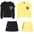 Girls Sequin Heart Top Skirt Bundle of 2 Sets in Various Colours