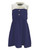 Girls Collared Button Fit & Flare Dress in Various Colours