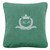 Embroidered Personalised Laurel Initials Cushion Cover only in Various Colours