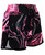 Ladies Sport Shorts in Black-Cerise