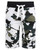 Boys Jersey Camouflage Print  Shorts (Pack of 3) in White