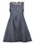 Girls Denim Dress with Pearl Details in Black and Navy